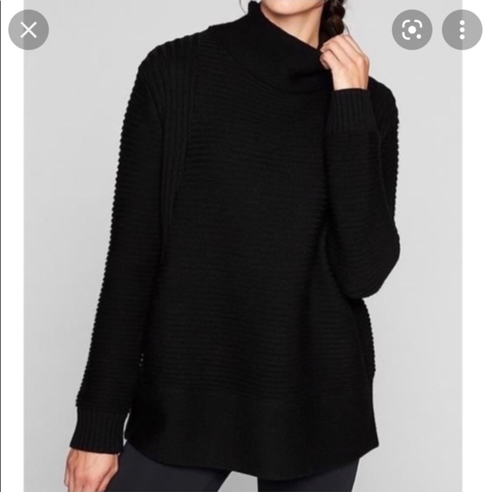 Athleta black Wool Sweater
